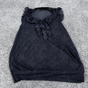 The Limited Paisley See Through Blouse size Small